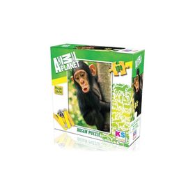 KS Games 100 Parça Animal Planet Baby Chimp Puzzle
