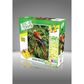 KS Games 100 Parça Animal Planet Scarlet Macaw Puzzle