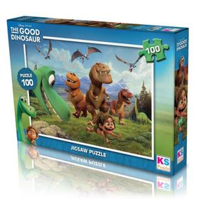 Ks Games 100 Parça İyi Dinazor Çocuk Puzzle