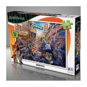 Ks Games 100 Parça Zootropolıs ZT714 Puzzle