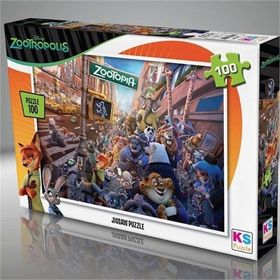 Ks Games 100 Parça Zootropolıs ZT714 Puzzle
