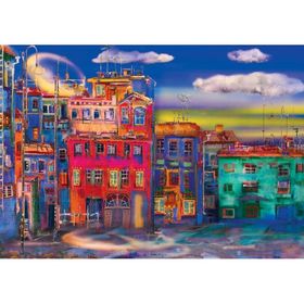 KS Games 1000 Aysız Gece Fantastik Şehir Puzzle