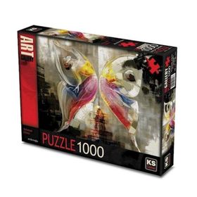 KS Games 1000 Parça Ayakkabı Dükkanı Puzzle
