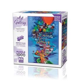 KS Games 1000 Parça Balıkçılar Serisi I Puzzle