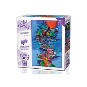 KS Games 1000 Parça Balıkçılar Serisi I Puzzle