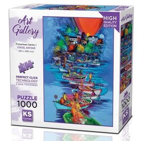 KS Games 1000 Parça Balıkçılar Serisi I Puzzle