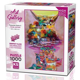 KS Games 1000 Parça Balıkçılar Serisi II Puzzle