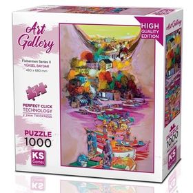 KS Games 1000 Parça Balıkçılar Serisi II Puzzle