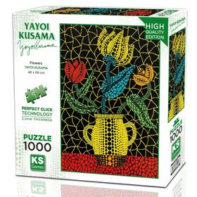 KS Games 1000 Parça Çiçekler Puzzle