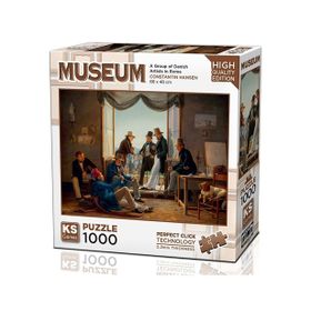 KS Games 1000 Parça Danimarkalı Sanatçılar Romada Puzzle