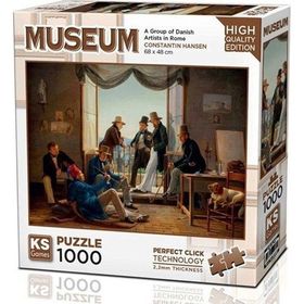 KS Games 1000 Parça Danimarkalı Sanatçılar Romada Puzzle