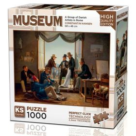 KS Games 1000 Parça Danimarkalı Sanatçılar Romada Puzzle