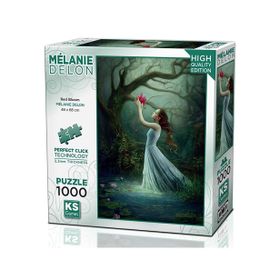 KS Games 1000 Parça Kırmızı Çiçek Puzzle