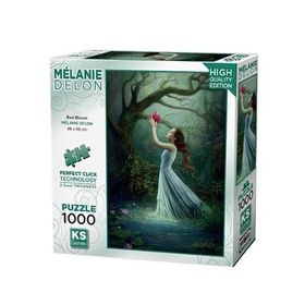 KS Games 1000 Parça Kırmızı Çiçek Puzzle