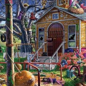 KS Games 1000 Parça Lonely House Puzzle