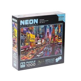 KS Games 1000 Parça Metropol Neon Puzzle