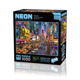 KS Games 1000 Parça Metropol Neon Puzzle