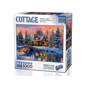 KS Games 1000 Parça Noel Işıkları Puzzle