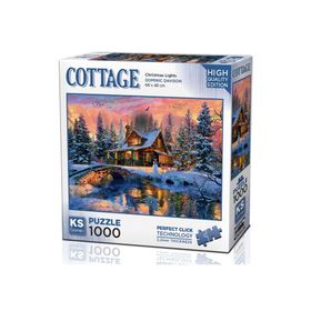 KS Games 1000 Parça Noel Işıkları Puzzle