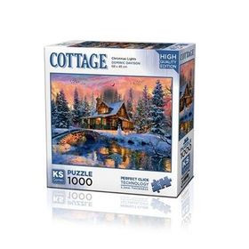 KS Games 1000 Parça Noel Işıkları Puzzle