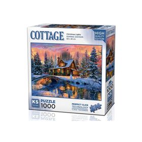 KS Games 1000 Parça Noel Işıkları Puzzle
