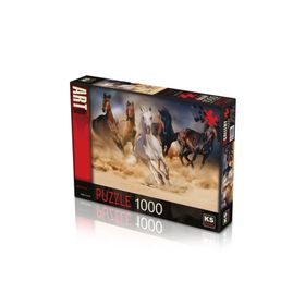 Ks Games 1000 Parça Wild Horses Puzzle