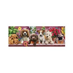 KS Games 1000 Parça Yavru Köpekler Panorama Puzzle