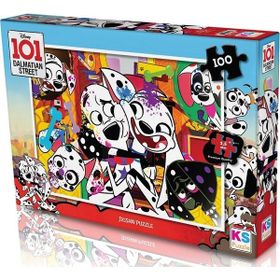 KS Games 101 Dalmatian Street 100 Parça Puzzle
