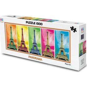 KS Games 11223 Panoramik Pop Art Paris Antony Matos 1000 Parça Panorama Puzzle
