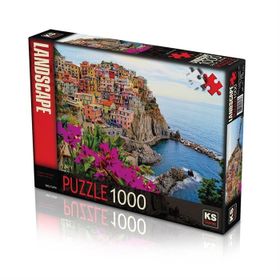 KS Games 11309 1000 Parça Manarola Köyü İtalya Puzzle