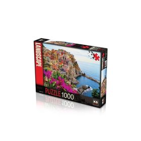 KS Games 11309 1000 Parça Manarola Köyü İtalya Puzzle