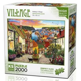 KS Games 11386 2000 Parça Liman Köyü Puzzle