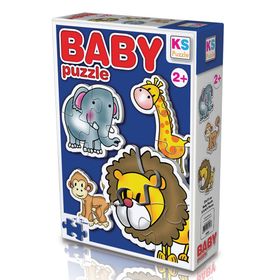 KS Games 12001 Vahşi Hayvanlar Baby Puzzle