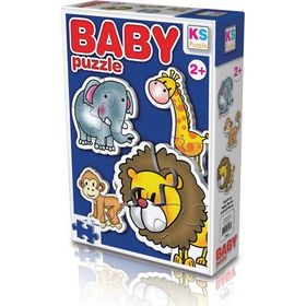 KS Games 12001 Vahşi Hayvanlar Baby Puzzle