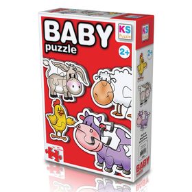 KS Games 12002 Çiftlik Hayvanları Baby Puzzle