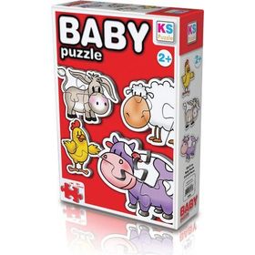 KS Games 12002 Çiftlik Hayvanları Baby Puzzle
