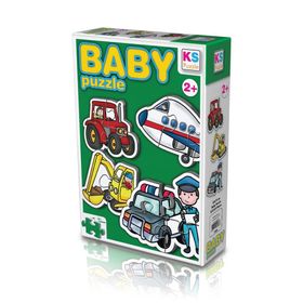 KS Games 12004 Meslekler Ve Taşıtlar Baby Puzzle