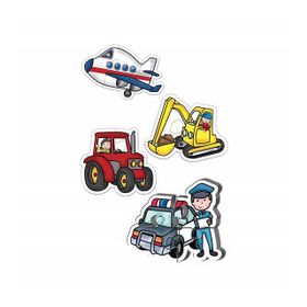KS Games 12004 Meslekler Ve Taşıtlar Baby Puzzle