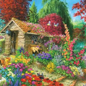 KS Games 1500 Parça Çiçekli Bahçe Puzzle