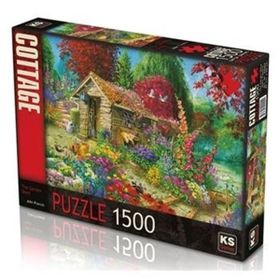 KS Games 1500 Parça Çiçekli Bahçe Puzzle