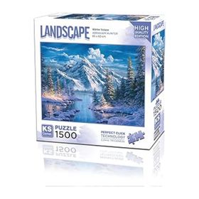 KS Games 1500 Parça Dağ ve Donmuş Göl Puzzle