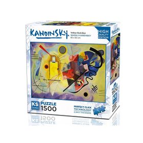 KS Games 1500 Parça Sarı Kırmızı Mavi Puzzle