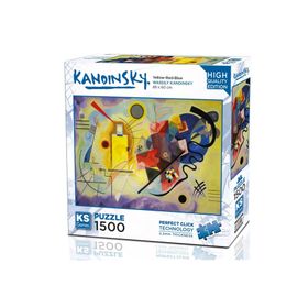 KS Games 1500 Parça Sarı Kırmızı Mavi Puzzle