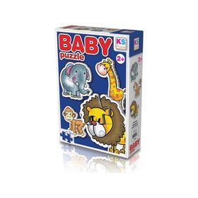 KS Games 153.P.PUZL.005.1800 Orman Hayvanları Baby Puzzle