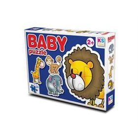 KS Games 153.P.PUZL.005.1800 Orman Hayvanları Baby Puzzle