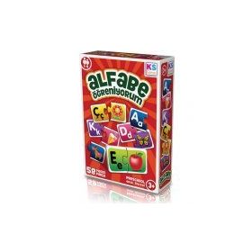 KS Games 153.P.PUZL.005.1806 Alfabe Öğreniyorum Puzzle