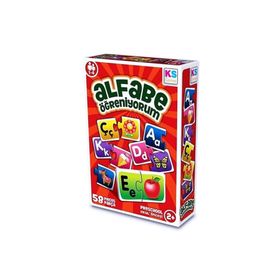 KS Games 153.P.PUZL.005.1806 Alfabe Öğreniyorum Puzzle