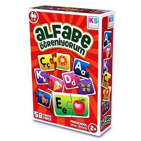 KS Games 153.P.PUZL.005.1806 Alfabe Öğreniyorum Puzzle