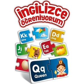 KS Games 153.P.PUZL.005.1807 İngilizce Öğreniyorum Puzzle