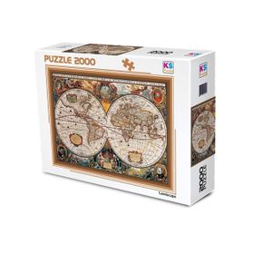 KS Games 17th Centruy World Map 2000 Parça Puzzle
